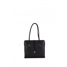 334 Yılka Deri Bayan Çantası Siyah